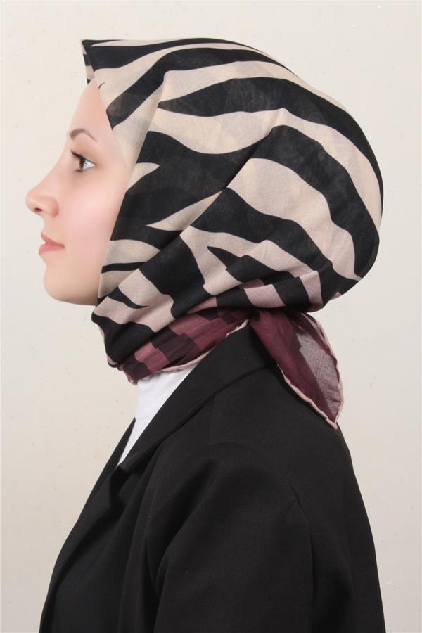 Locella Pamuklu Soft Eşarp 4160-5 Bordo