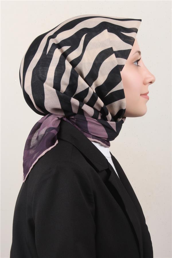 Locella Pamuklu Soft Eşarp 4160-7 Mor