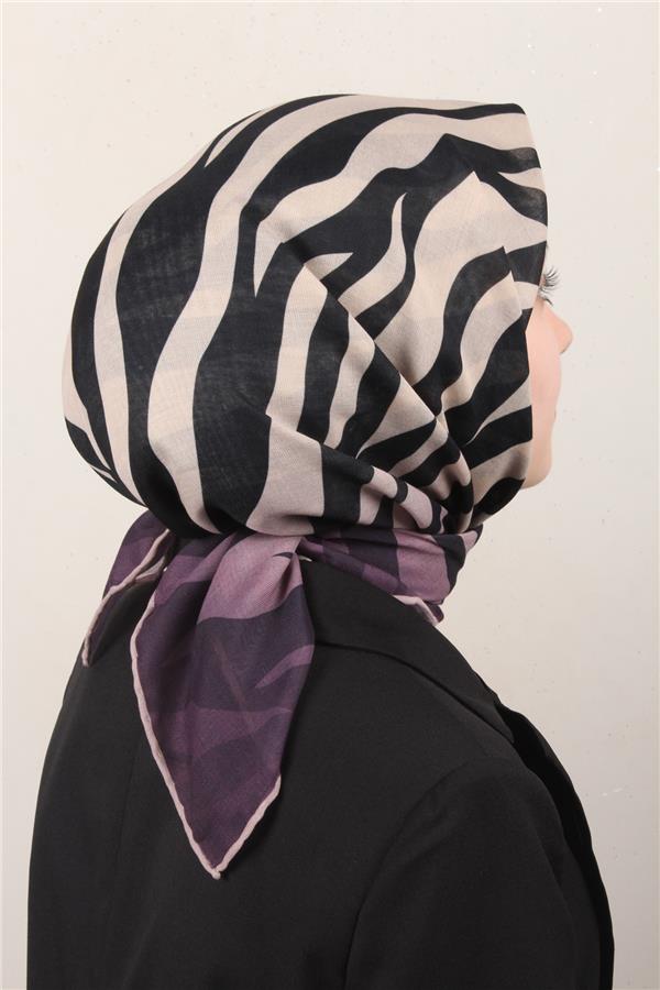 Locella Pamuklu Soft Eşarp 4160-7 Mor