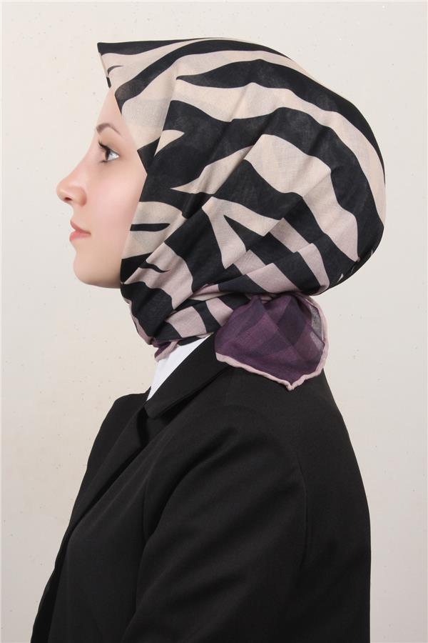 Locella Pamuklu Soft Eşarp 4160-7 Mor