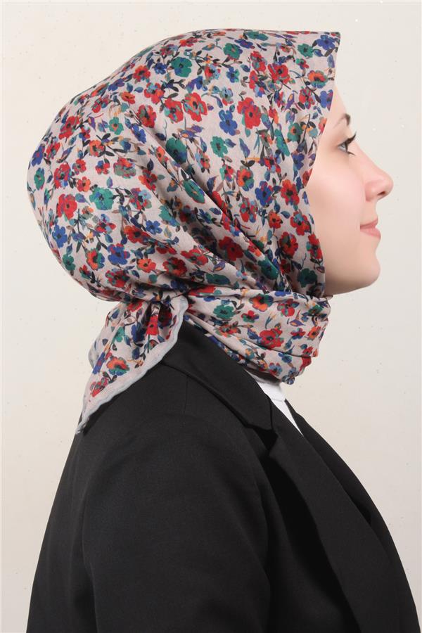 Locella Pamuklu Soft Eşarp 4161-10 Açık Taş