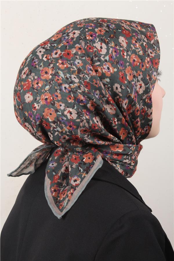 Locella Pamuklu Soft Eşarp 4161-17 Haki