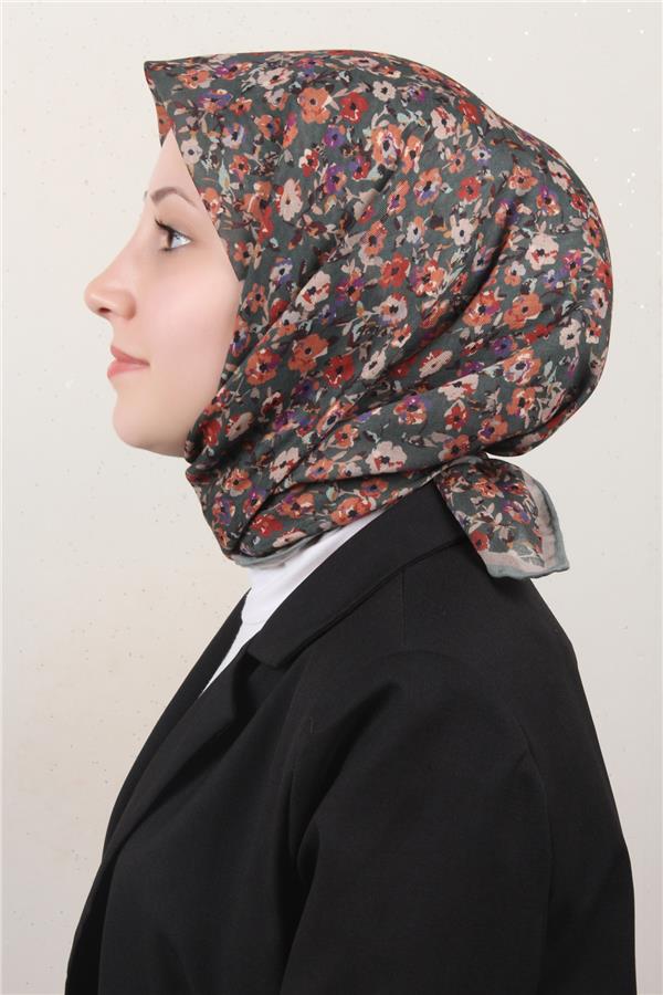 Locella Pamuklu Soft Eşarp 4161-17 Haki