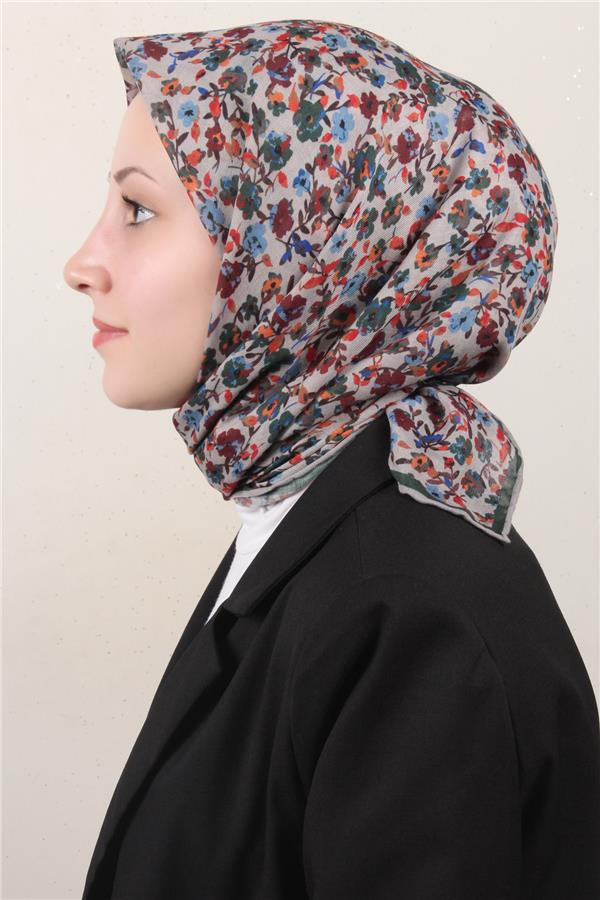 Locella Pamuklu Soft Eşarp 4161-2 Yeşil