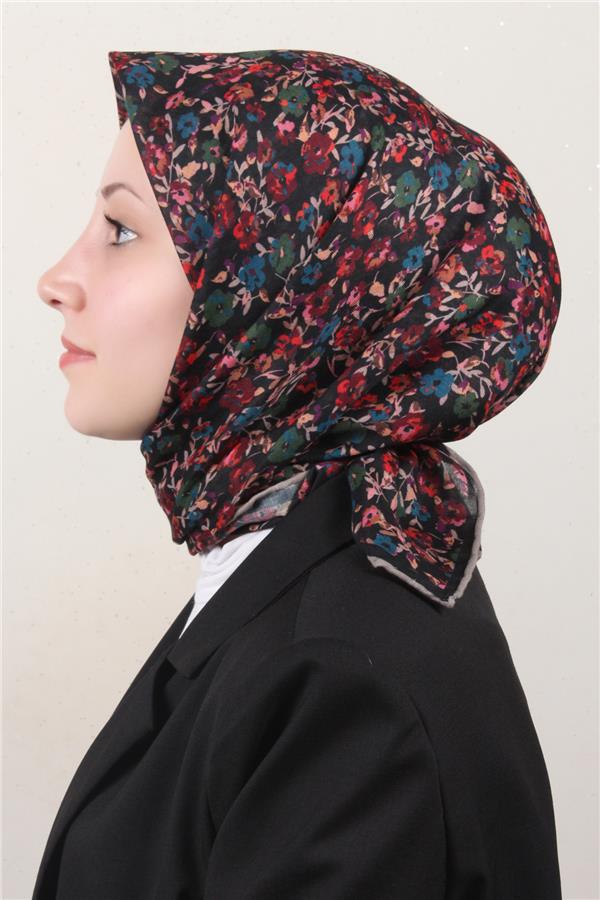 Locella Pamuklu Soft Eşarp 4161-3 Siyah