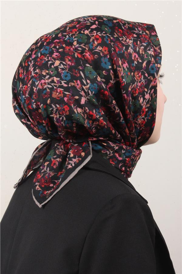 Locella Pamuklu Soft Eşarp 4161-3 Siyah