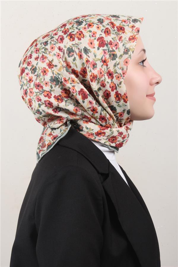 Locella Pamuklu Soft Eşarp 4161-6 Yeşil