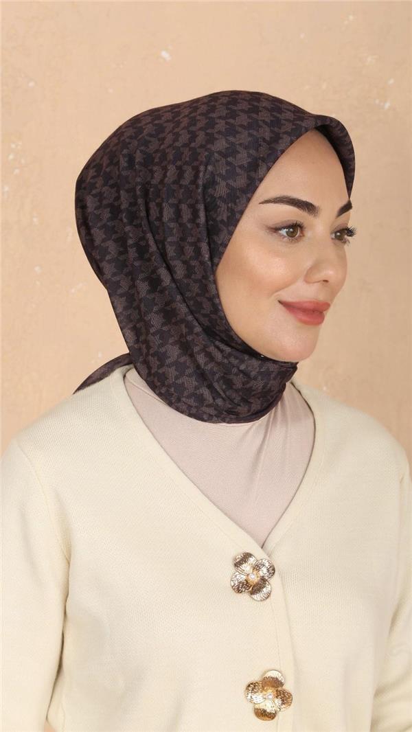Locella Pamuklu Soft Eşarp 4520-5 Kakao