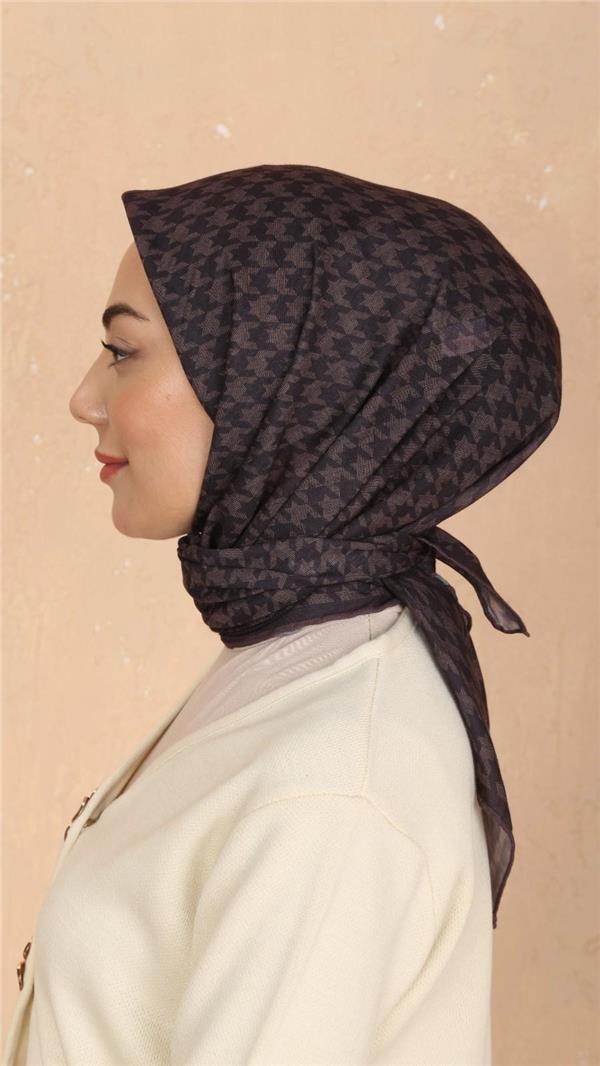 Locella Pamuklu Soft Eşarp 4520-5 Kakao