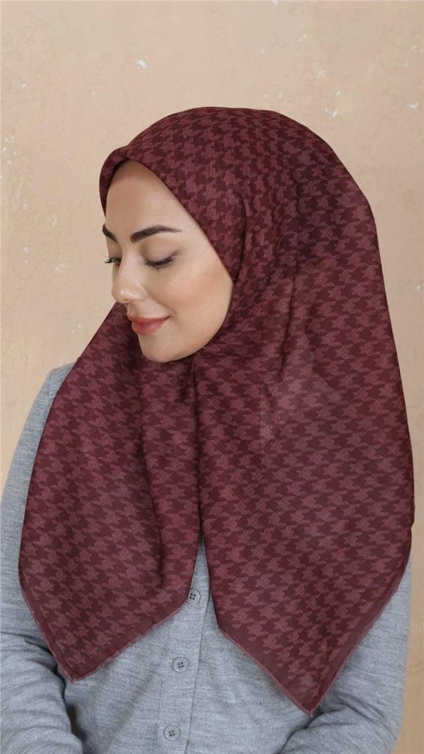 Locella Pamuklu Soft Eşarp 4520-7 Vişne 
