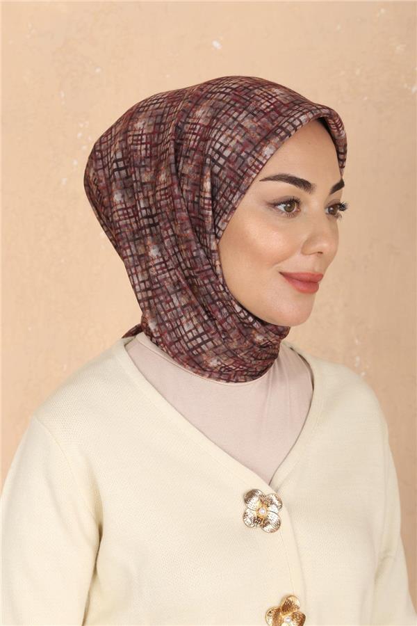 Locella Pamuklu Soft Eşarp 4521-1 Bordo
