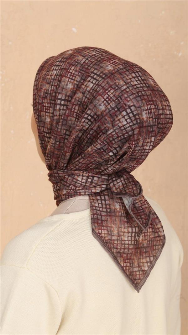 Locella Pamuklu Soft Eşarp 4521-1 Bordo