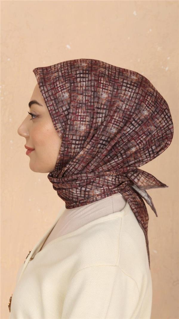 Locella Pamuklu Soft Eşarp 4521-1 Bordo