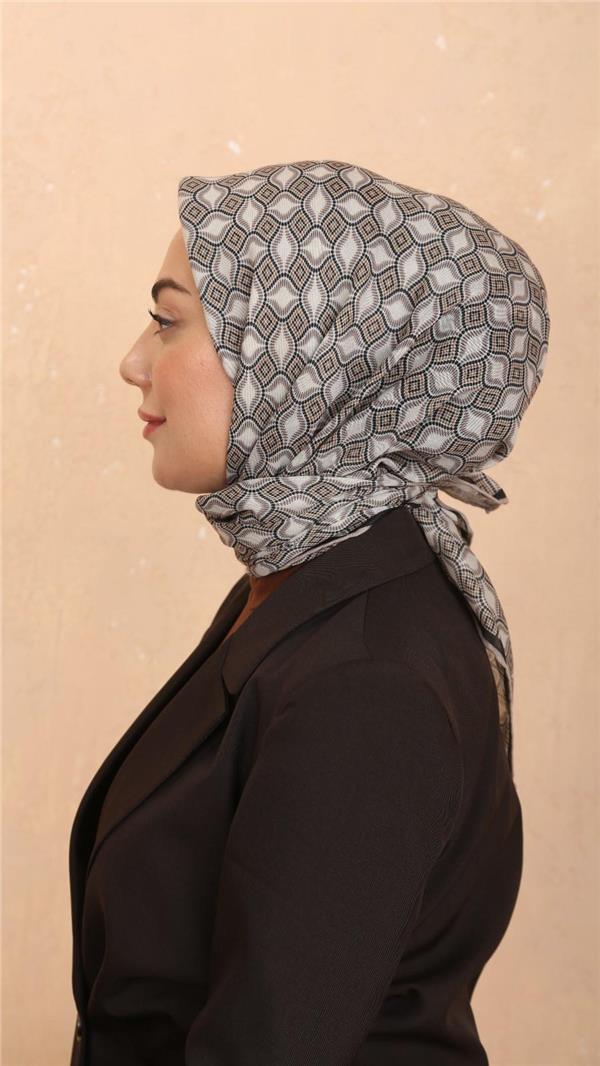 Locella Pamuklu Soft Eşarp 4522-8 Krem 
