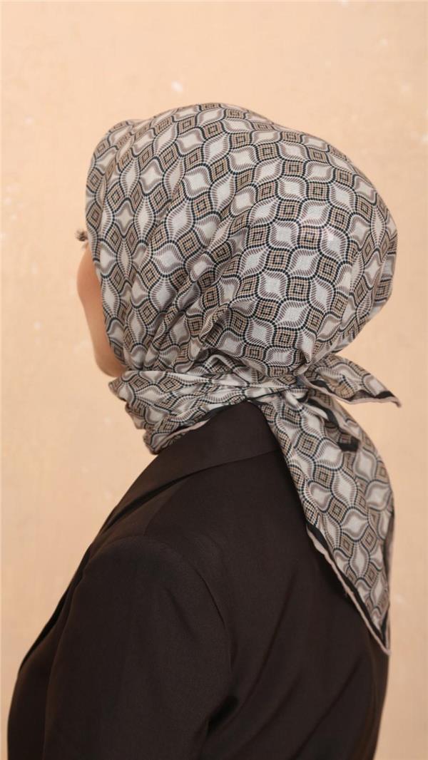 Locella Pamuklu Soft Eşarp 4522-8 Krem 