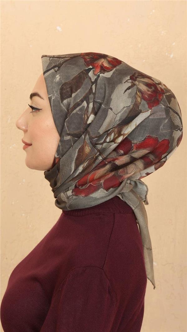 Locella Pamuklu Soft Eşarp 4524-10 Çok Renkli 
