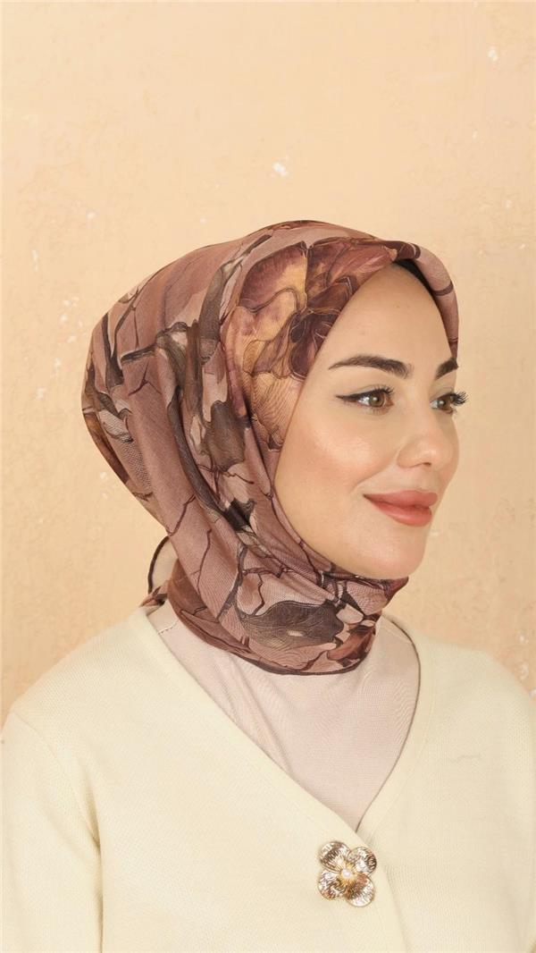 Locella Pamuklu Soft Eşarp 4524-11 Gül Kurusu 