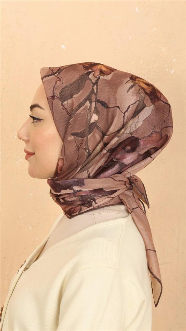 Locella Pamuklu Soft Eşarp 4524-11 Gül Kurusu 