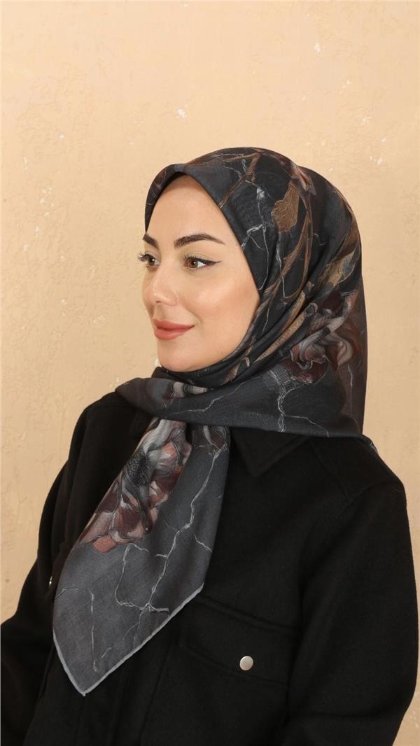 Locella Pamuklu Soft Eşarp 4524-12 Siyah 