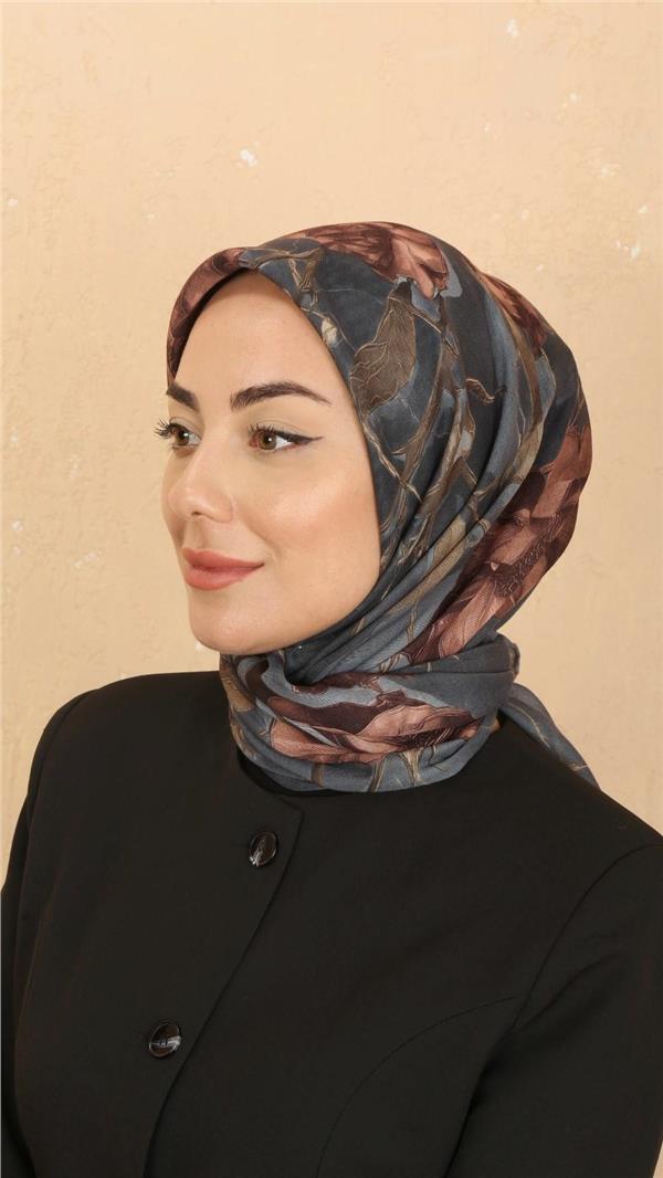 Locella Pamuklu Soft Eşarp 4524-8 Gri 