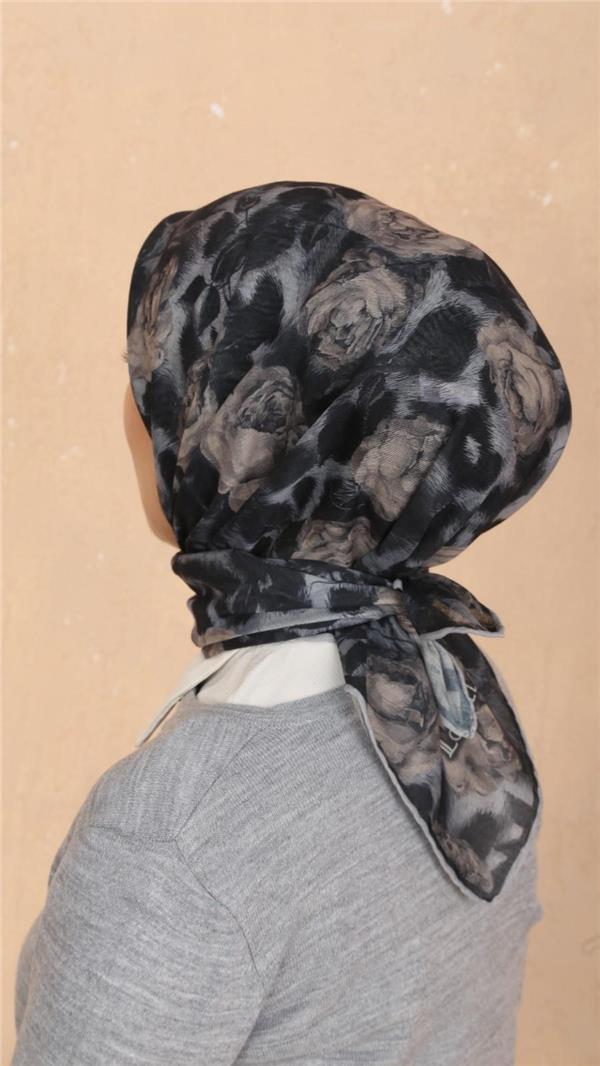 Locella Pamuklu Soft Eşarp 4527-1 Siyah 