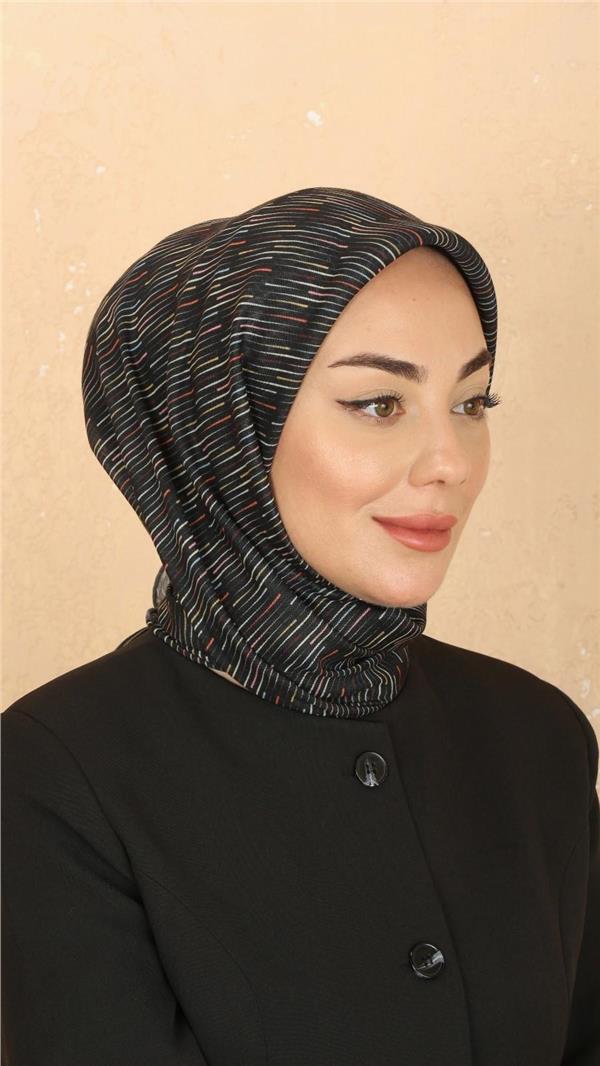 Locella Pamuklu Soft Eşarp 4528-10 Siyah 