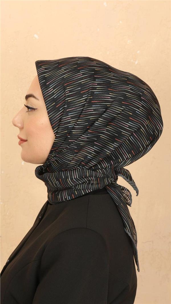 Locella Pamuklu Soft Eşarp 4528-10 Siyah 