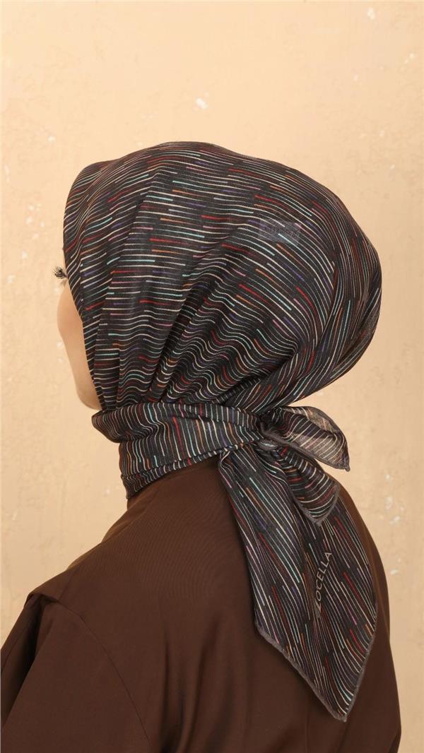 Locella Pamuklu Soft Eşarp 4528-3 Acı Kahve 
