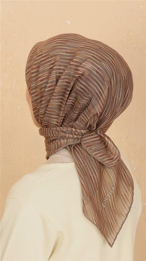 Locella Pamuklu Soft Eşarp 4528-6 Latte 