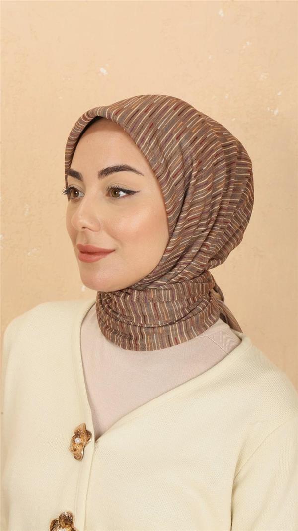 Locella Pamuklu Soft Eşarp 4528-6 Latte 