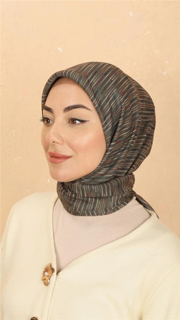 Locella Pamuklu Soft Eşarp 4528-7 Yeşil 