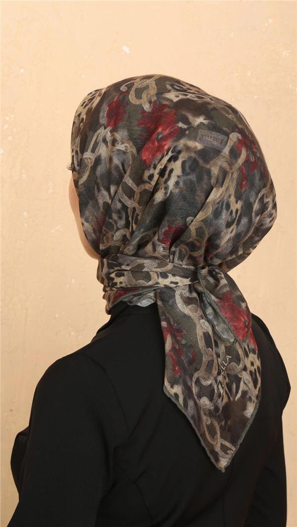 Locella Pamuklu Soft Eşarp 4529-2 Yeşil 