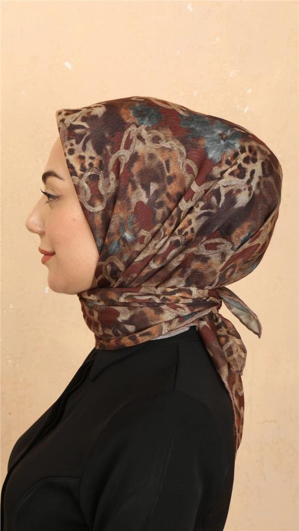 Locella Pamuklu Soft Eşarp 4529-8 Taba 