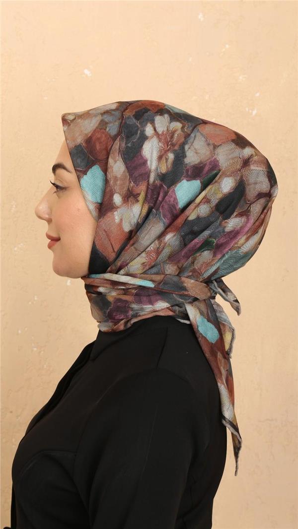 Locella Pamuklu Soft Eşarp 4530-3 Çok Renkli