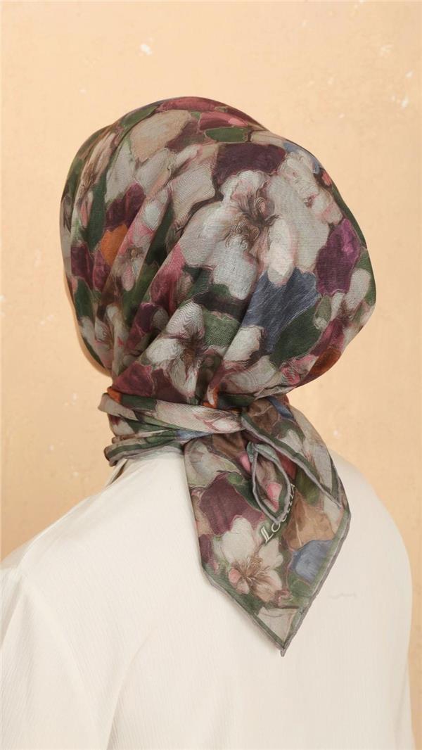 Locella Pamuklu Soft Eşarp 4530-5 Yeşil 