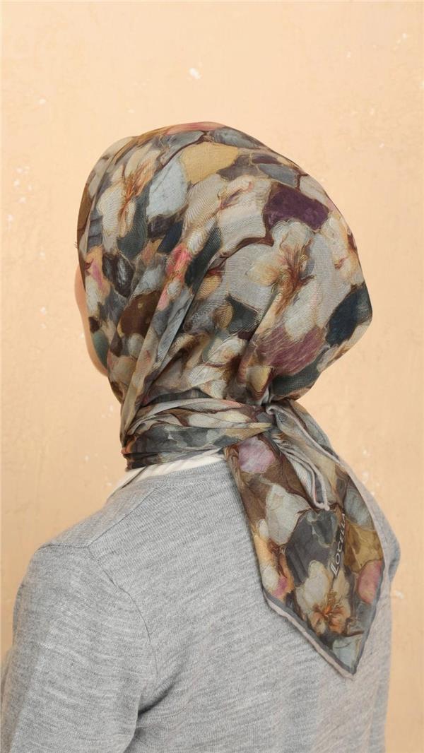 Locella Pamuklu Soft Eşarp 4530-6 Gri 