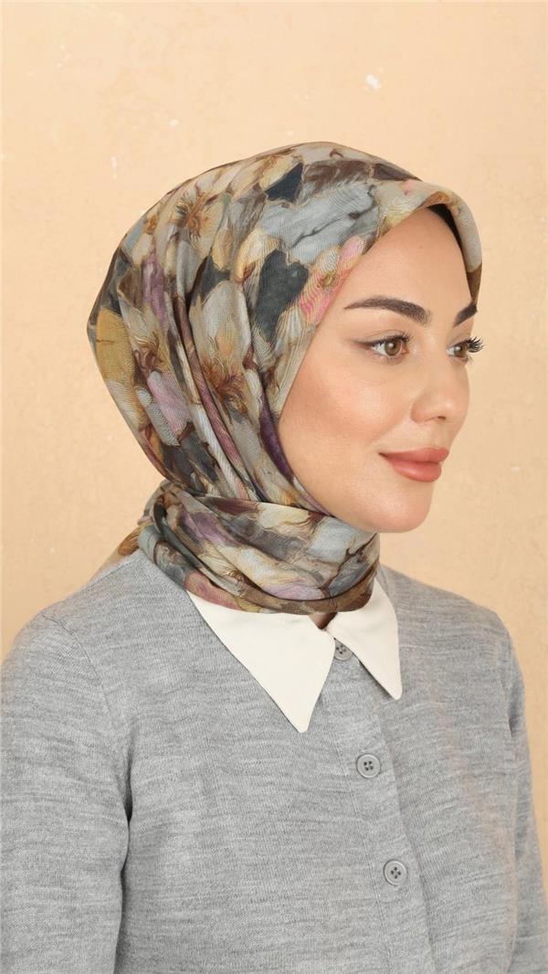 Locella Pamuklu Soft Eşarp 4530-6 Gri 