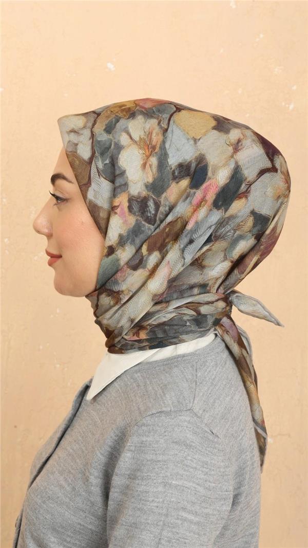 Locella Pamuklu Soft Eşarp 4530-6 Gri 