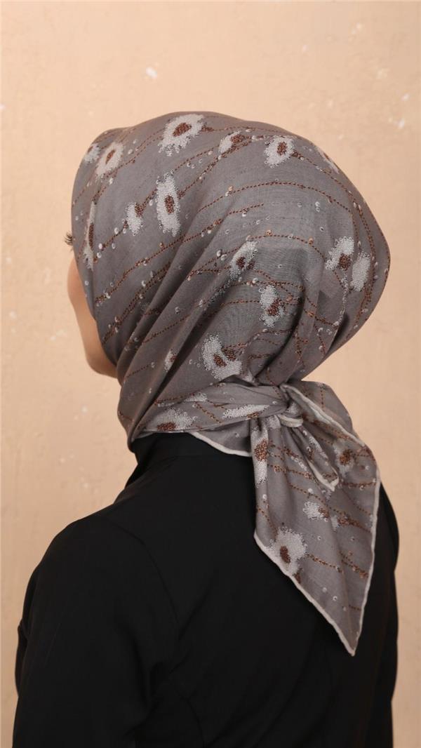 Locella Pamuklu Soft Eşarp 4531-9 Vizon 