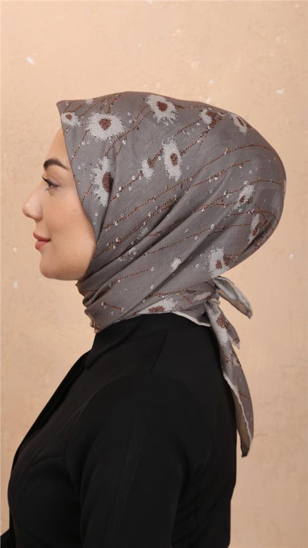 Locella Pamuklu Soft Eşarp 4531-9 Vizon 