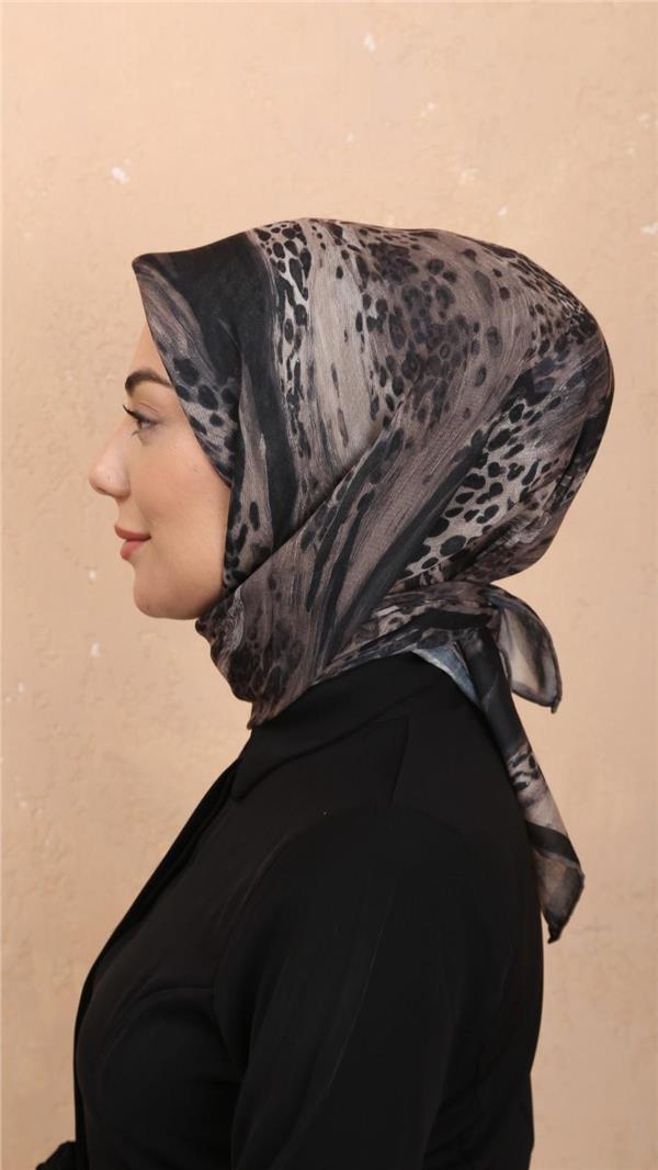 Locella Pamuklu Soft Eşarp 4534-4 Siyah 