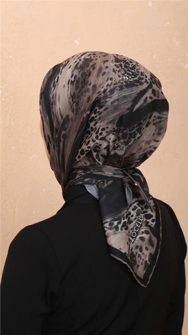 Locella Pamuklu Soft Eşarp 4534-4 Siyah 