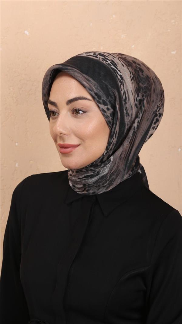Locella Pamuklu Soft Eşarp 4534-4 Siyah 