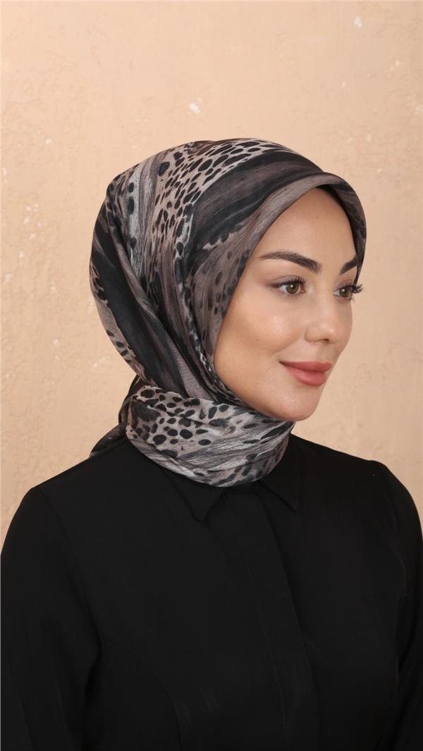 Locella Pamuklu Soft Eşarp 4534-4 Siyah 