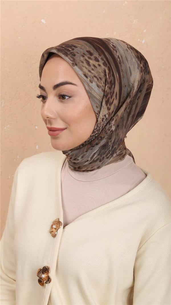 Locella Pamuklu Soft Eşarp 4534-7 Olive 