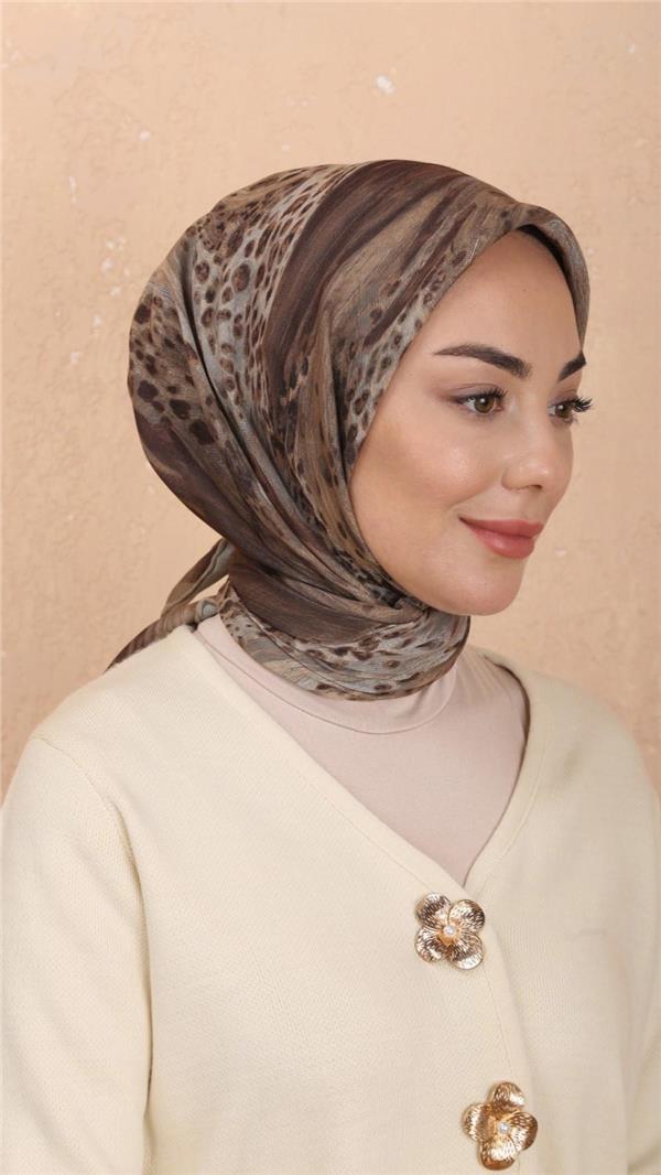 Locella Pamuklu Soft Eşarp 4534-7 Olive 