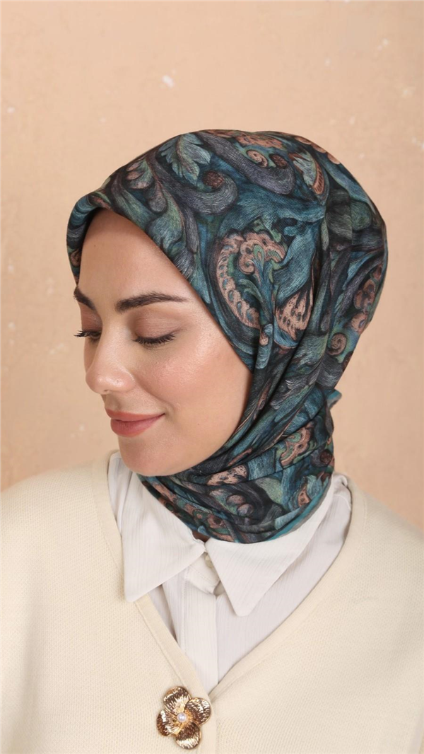 Locella Pamuklu Soft Eşarp 4537-3 Cam Göbeği 