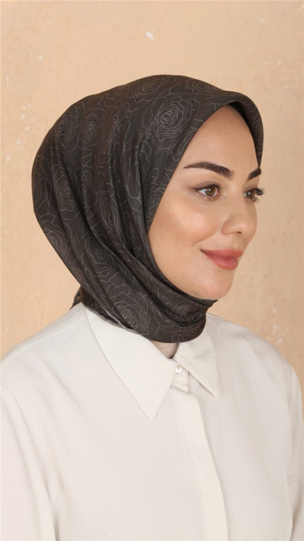 Locella Pamuklu Soft Eşarp 4542-2 Haki 