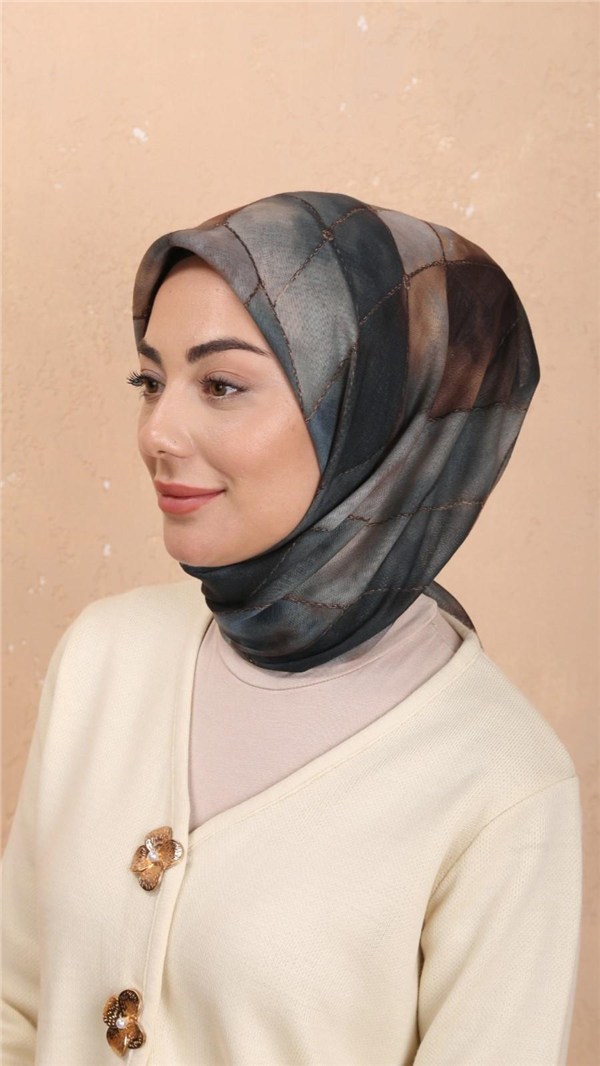 Locella Pamuklu Soft Eşarp 4543-9 Zümrüt 