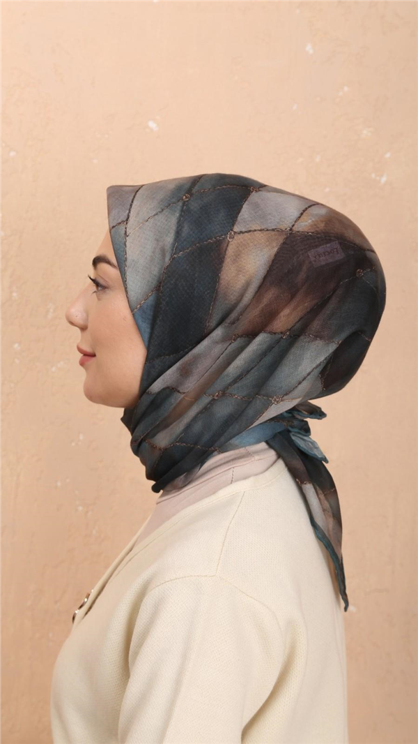 Locella Pamuklu Soft Eşarp 4543-9 Zümrüt 